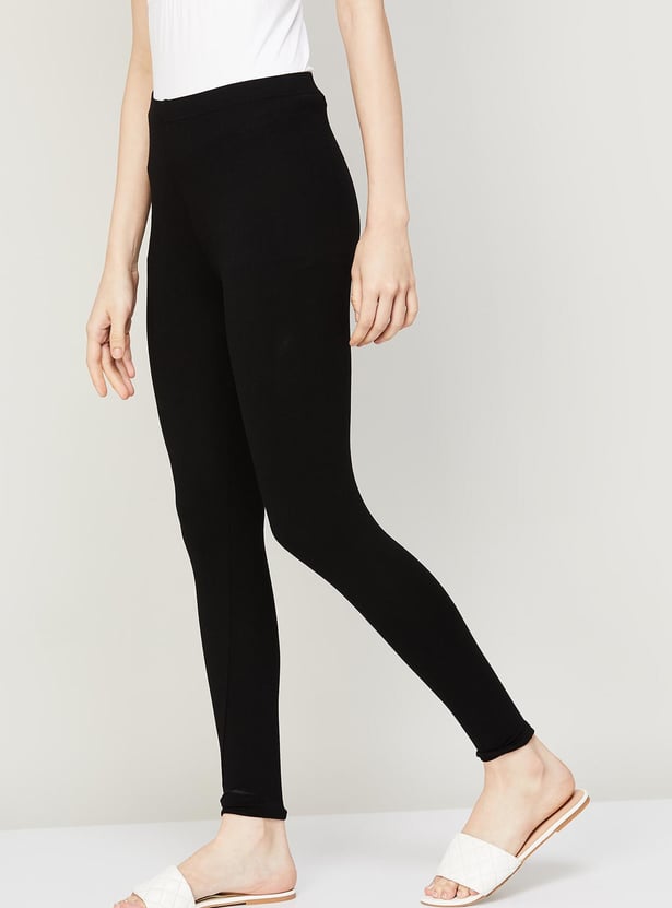 MELANGE Women Solid Leggings
