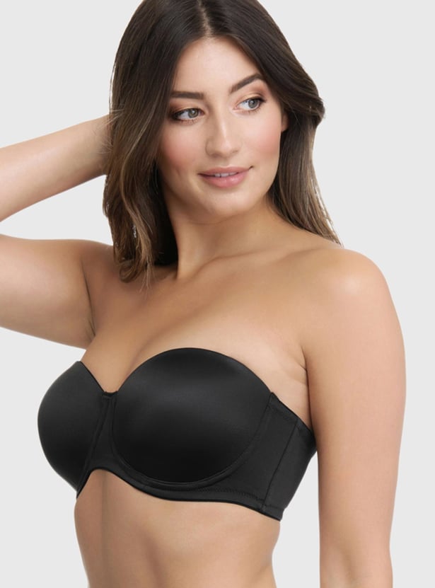 AMANTE Solid Bandeau Padded Wired Bra