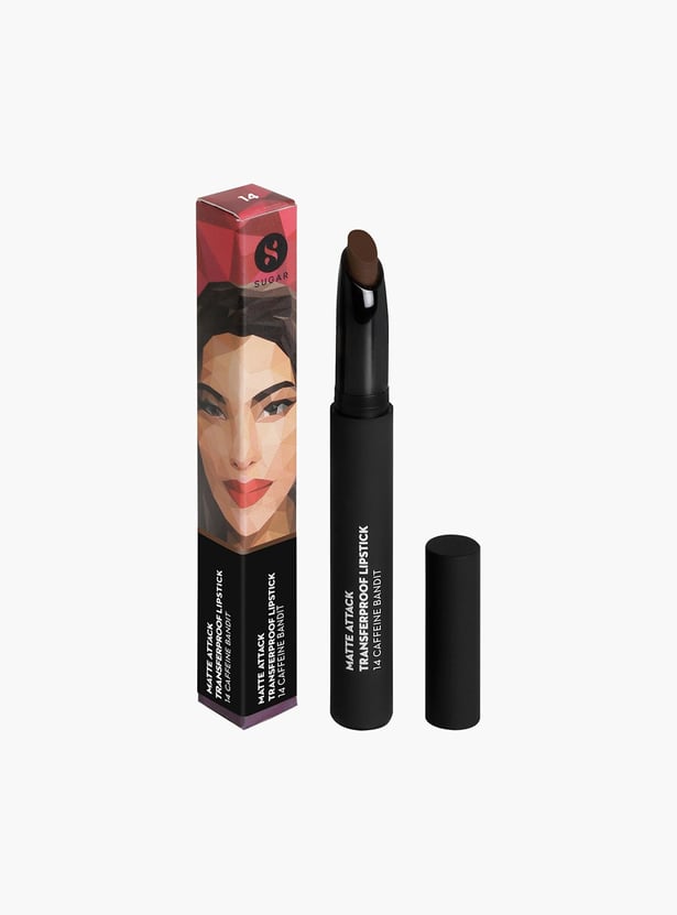SUGAR Matte Attack Transferproof Lipstick - 14 Caffeine Bandit