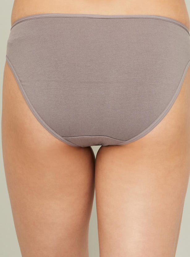 TRIUMPH Solid Knitted Hipster Panties - Pack Of 3