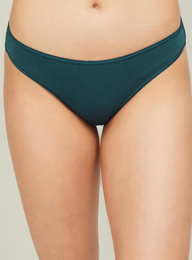 TRIUMPH Solid Knitted Hipster Panties - Pack Of 3