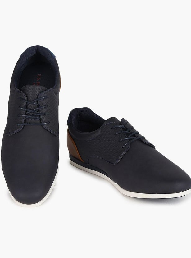 U.S. POLO ASSN. Men Solid Lace-Up Shoes