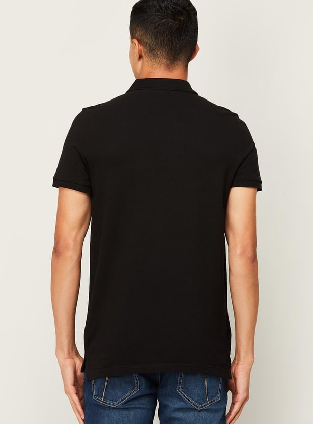 AMERICAN EAGLE Men Solid Polo T-shirt