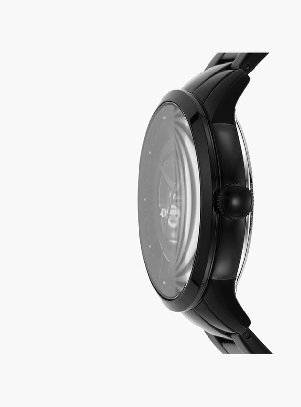 FOSSIL Men Skeleton Automatic Watch with Metal Strap - ME3197