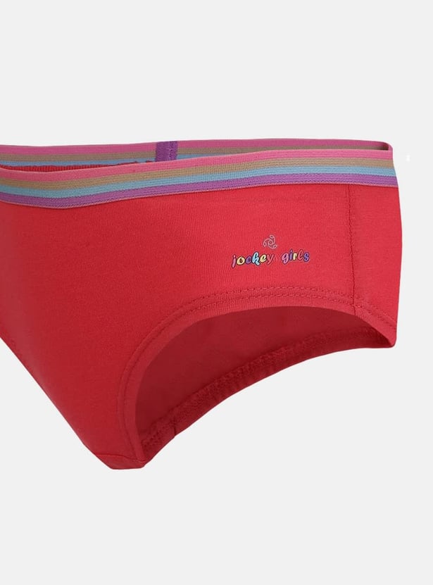 JOCKEY Girls Solid Panties- Pack of 3