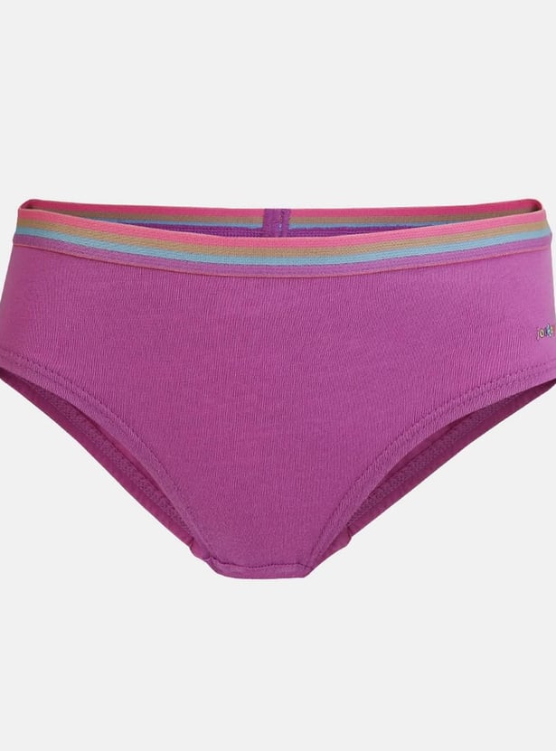 JOCKEY Girls Solid Panties- Pack of 3