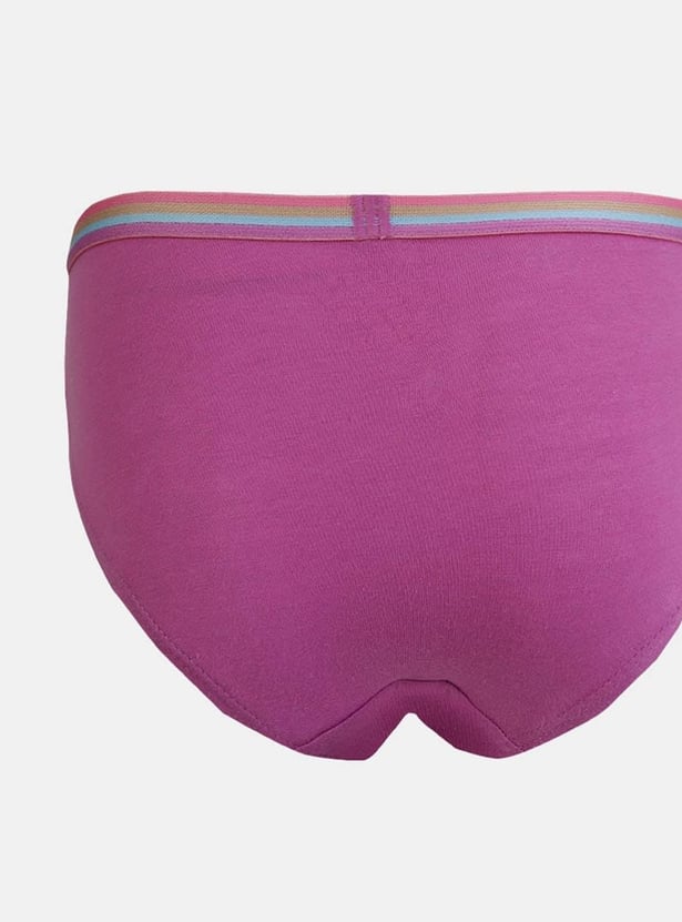 JOCKEY Girls Solid Panties- Pack of 3