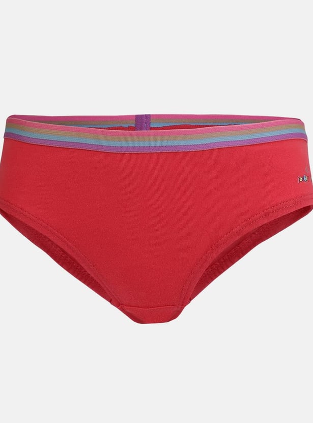 JOCKEY Girls Solid Panties- Pack of 3
