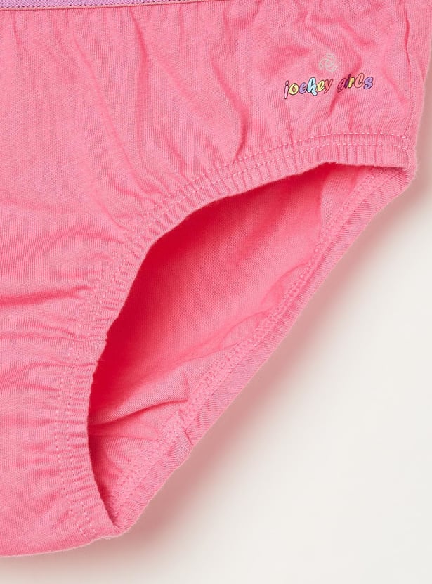 JOCKEY Girls Solid Panties- Pack of 3