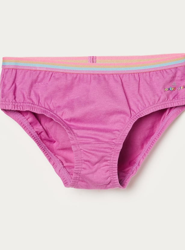 JOCKEY Girls Solid Panties- Pack of 3