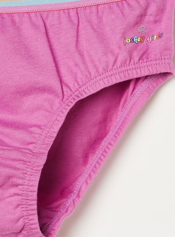 JOCKEY Girls Solid Panties- Pack of 3