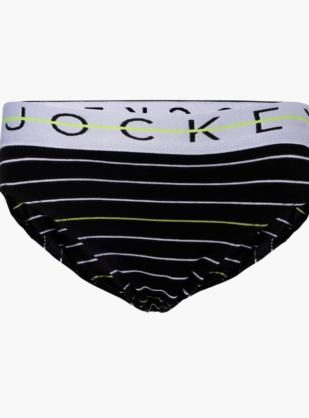 JOCKEY Boys Printed Elasticated Briefs - Pack of 2