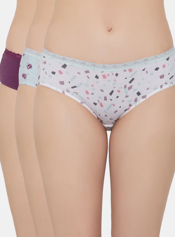 TRIUMPH Assorted Hipster Panties Set - 3Pcs