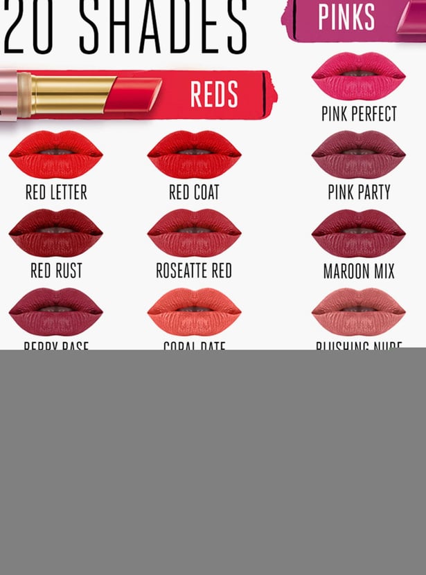 LAKME 9TO5 Primer + Matte Lipstick - MP8 Rosy Sunday - 3.6 g