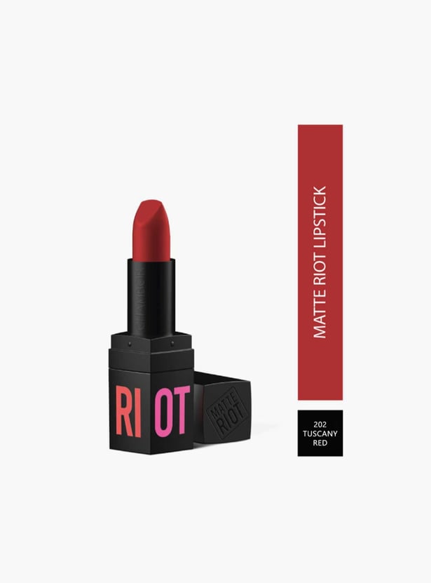 CHAMBOR Matte Riot Lipstick- Tuscany Red-202