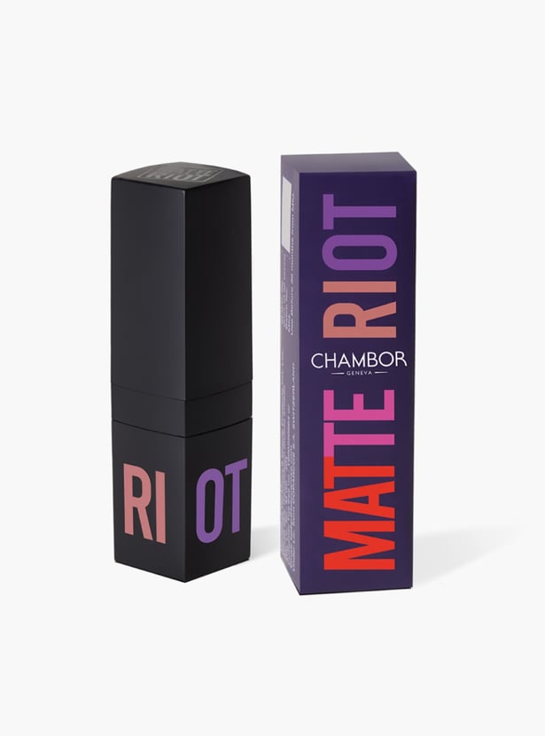 CHAMBOR Matte Riot Lipstick- Tuscany Red-202