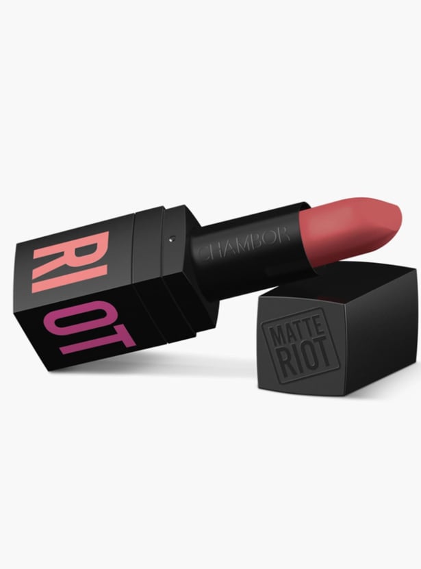 CHAMBOR Matte Riot Lipstick- Fire Engine