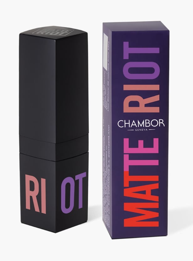 CHAMBOR Matte Riot Lipstick- Fire Engine
