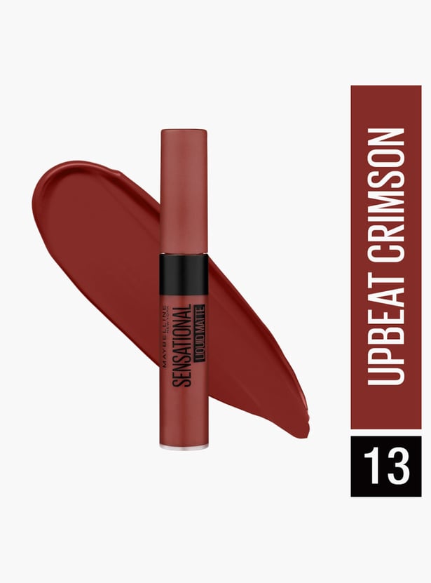 MAYBELLINE NEW YORK Sensational Liquid Matte Lipstick - 13 Upbeat Crimson