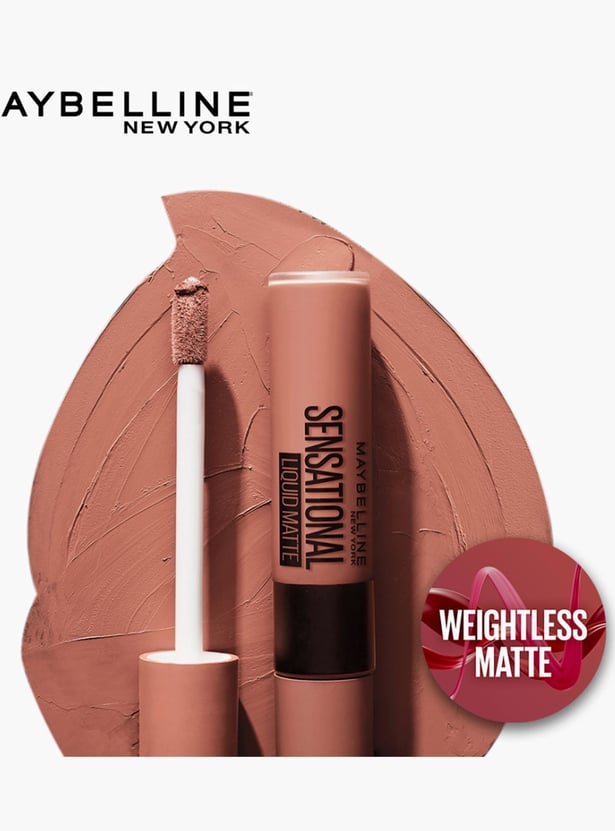 MAYBELLINE New York Sensational Liquid Matte Lipstick - Bare It All
