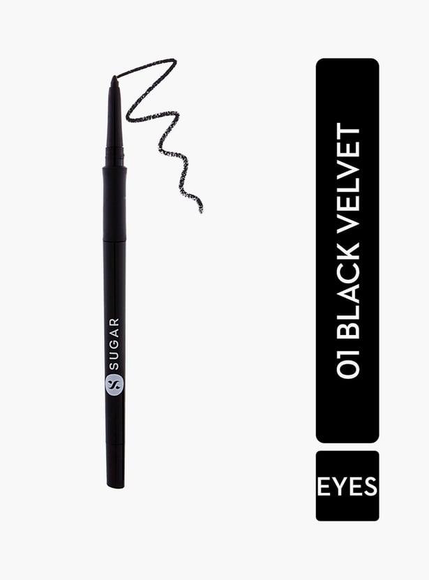 SUGAR Twist and Shout Fadeproof Kajal - 01 Black Velvet- 0.35G