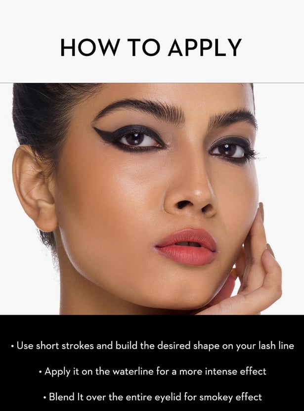 SUGAR Twist and Shout Fadeproof Kajal - 01 Black Velvet- 0.35G