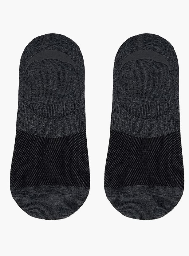 VAN HEUSEN Men Textured Formal No-Show Socks