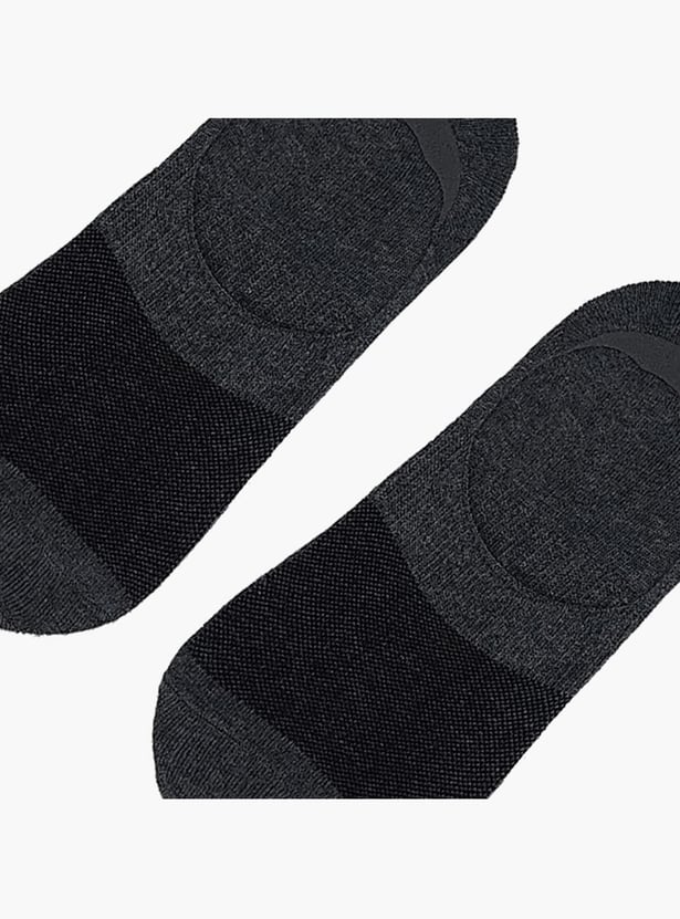 VAN HEUSEN Men Textured Formal No-Show Socks