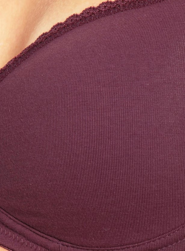 JOCKEY Solid T-shirt Padded Non-Wired Bra