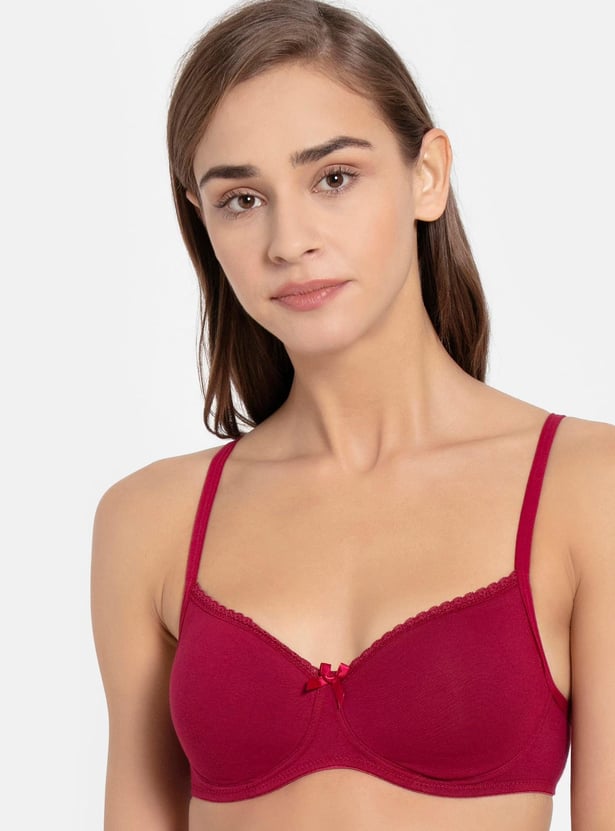 JOCKEY Solid T-shirt Padded Non-Wired Bra