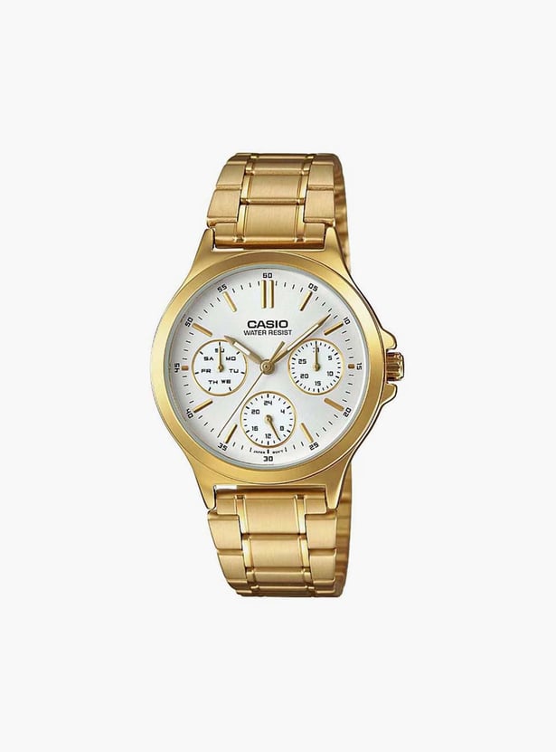 CASIO Enticer Women Chronograph Watch with Metal Strap - A1915