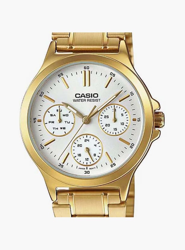 CASIO Enticer Women Chronograph Watch with Metal Strap - A1915
