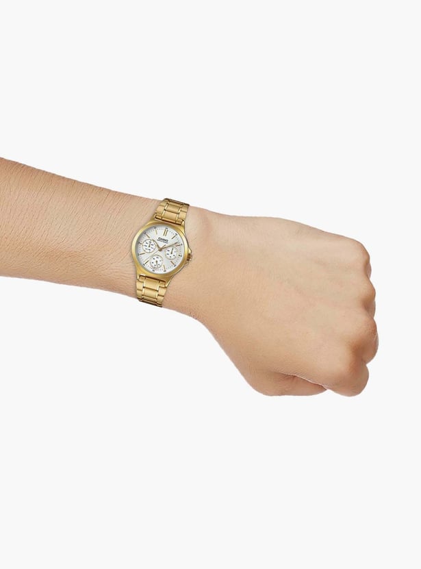 CASIO Enticer Women Chronograph Watch with Metal Strap - A1915