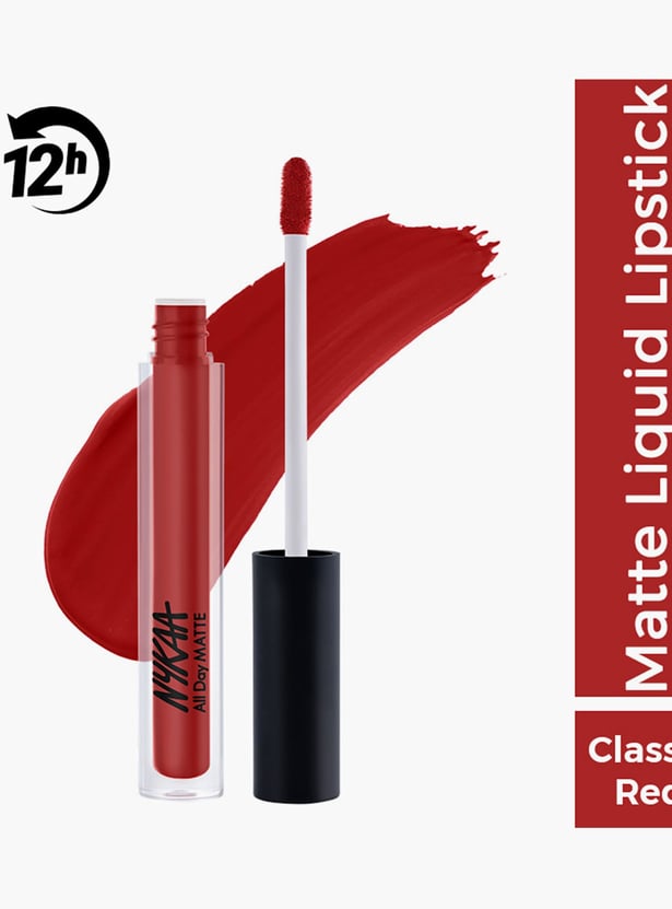 NYKAA All Day Matte Liquid Lipstick - Cool Cop