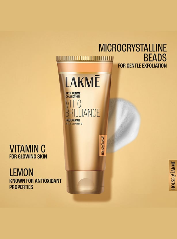 LAKME 9To5 Vitamin C Face Wash With Microcrystalline Beads - 100 g