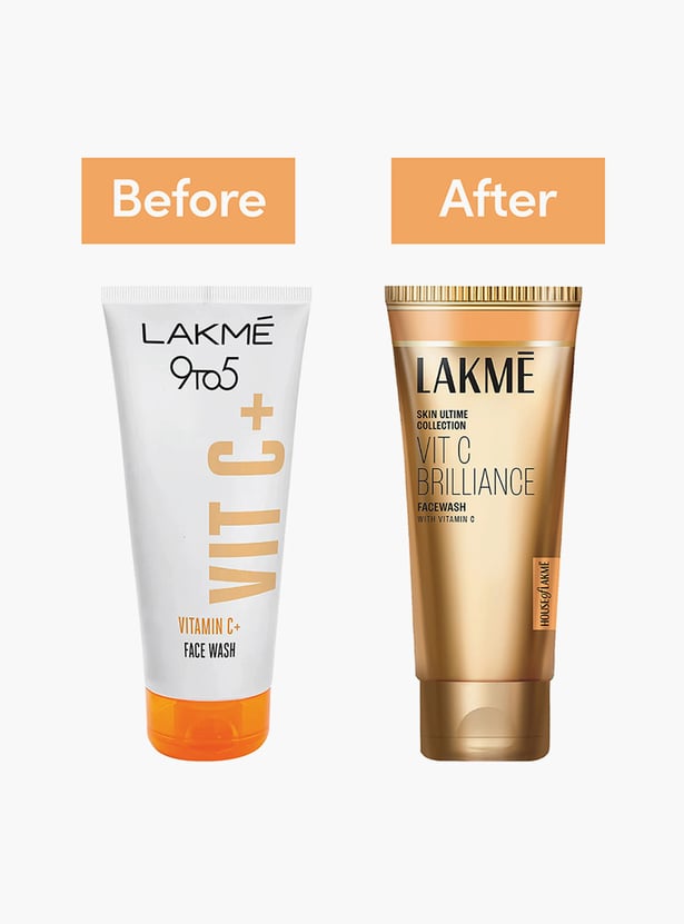LAKME 9To5 Vitamin C Face Wash With Microcrystalline Beads - 100 g