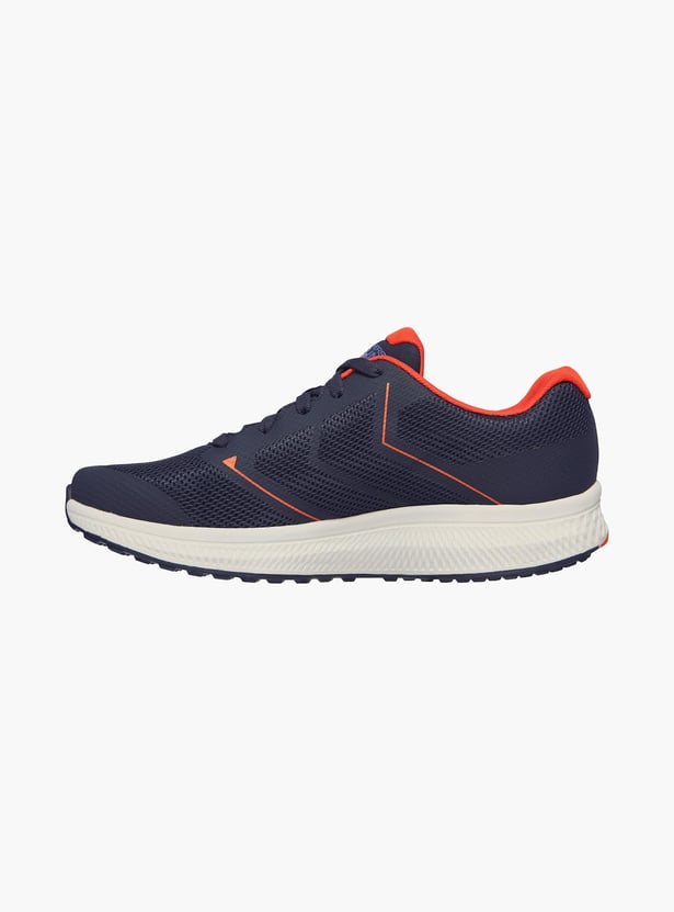SKECHERS Men Textured Lace-Up Running Shoes