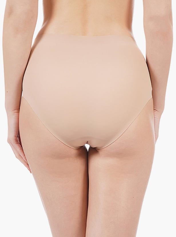 AMANTE Solid Seamless Hipster Panties