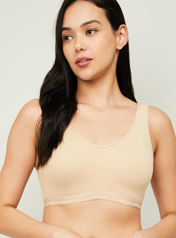 JOCKEY Solid Padded Non-Wired Sleep Bra