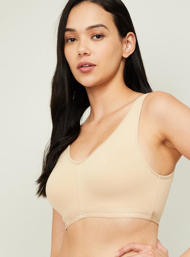 JOCKEY Solid Padded Non-Wired Sleep Bra
