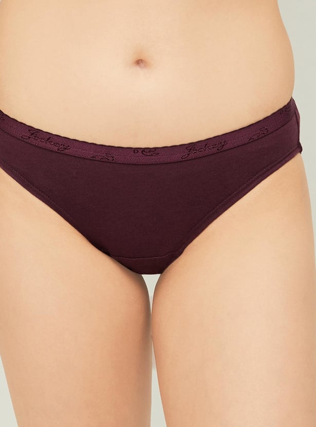 JOCKEY Solid Hipster Panties- Set of 3