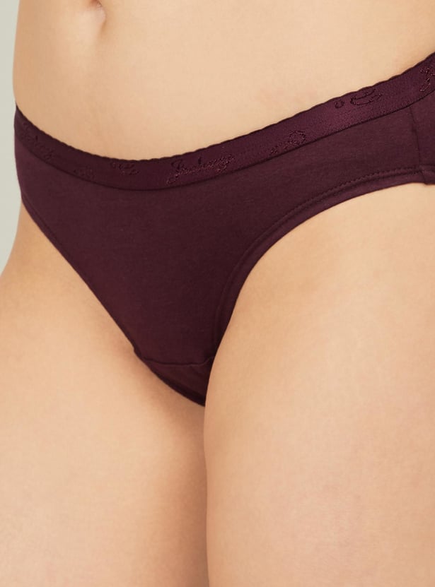JOCKEY Solid Hipster Panties- Set of 3