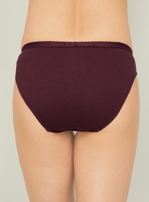 JOCKEY Solid Hipster Panties- Set of 3