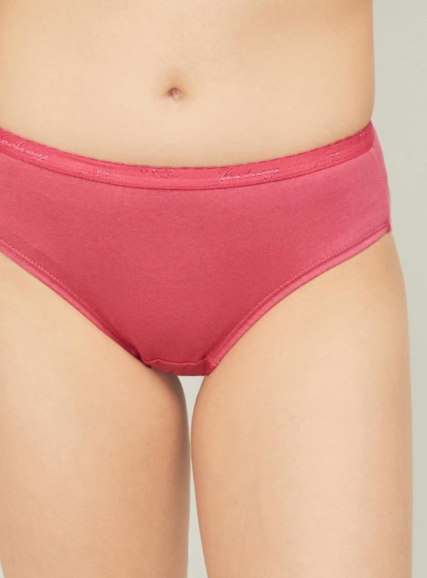 JOCKEY Solid Hipster Panties- Pack of 3