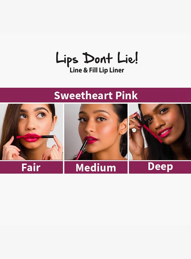 NYKAA Lips Don't Lie Lip Liner - Sweetheart Pink - 1.14 G
