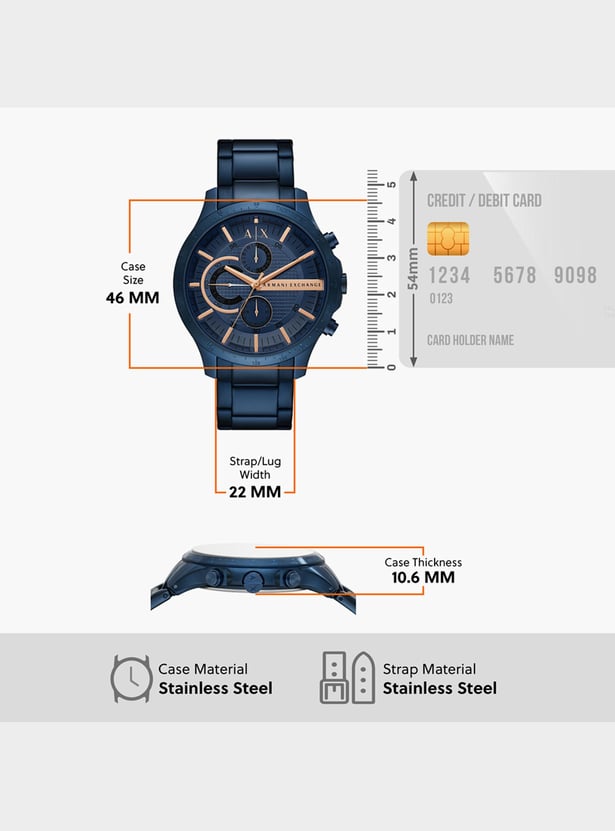 ARMANI EXCHANGE Men Water-Resistant Chronograph Watch - AX2430I