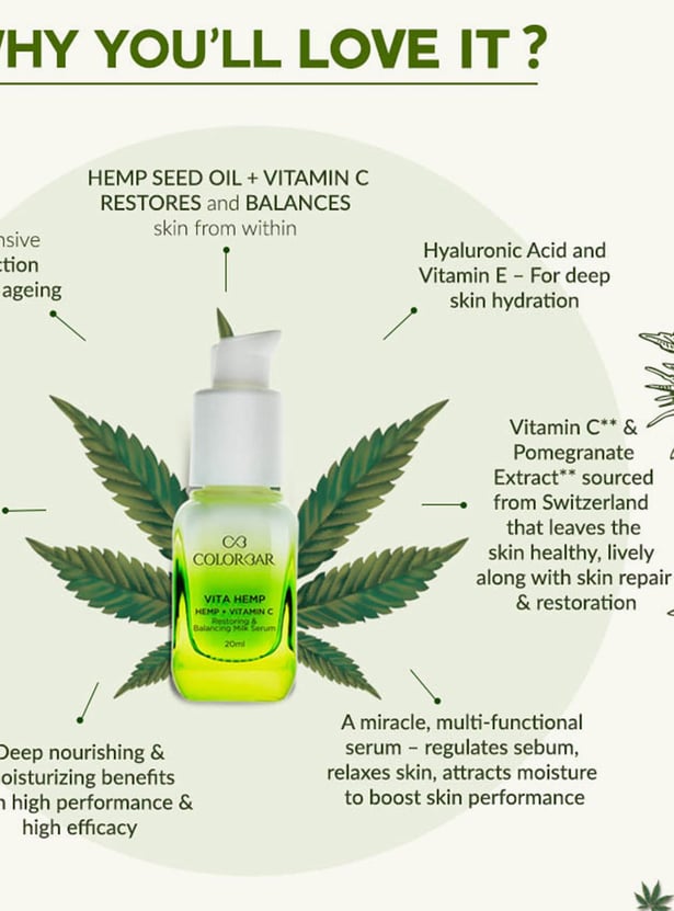COLORBAR Vita Hemp Restoring and Balancing Milk Serum - 20 ML