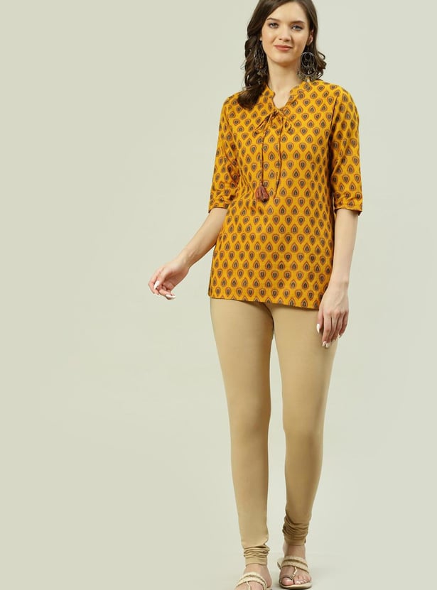 BIBA Women Solid Elasticated Churidar