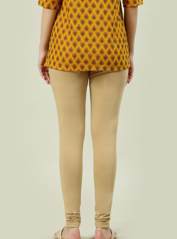 BIBA Women Solid Elasticated Churidar