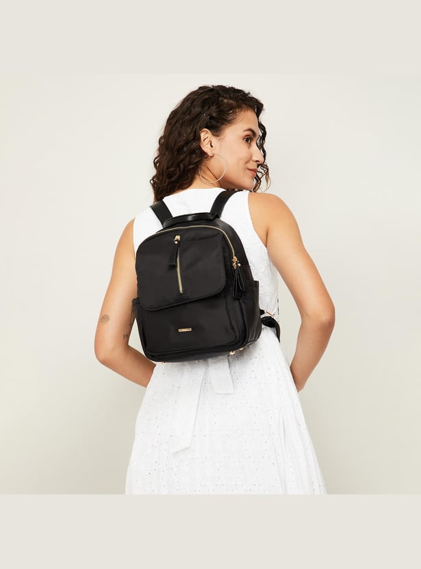 GINGER Women Solid Backpack